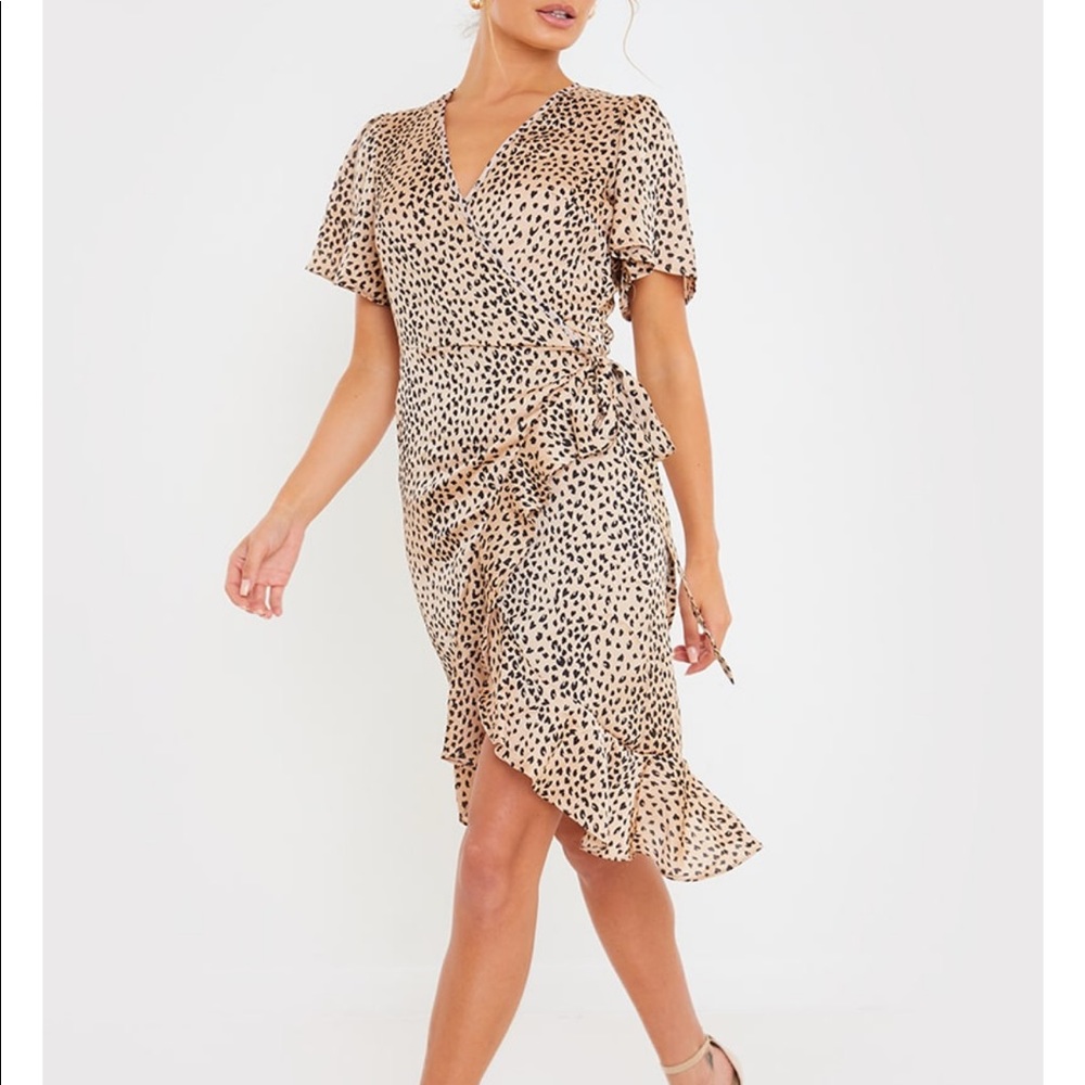 Leopard Wrap dress